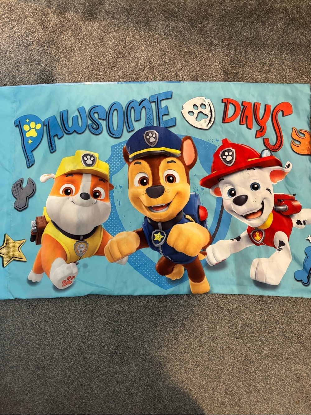 PAW Patrol "Pawsome Days" Pillowcase – Blue
